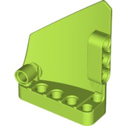 LEGO part RIGHT PANEL 5X7 in Bright Yellowish Green/ Lime