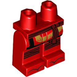 LEGO part 10044930 MINI LOWER PART, NO. 1604 in Bright Red/ Red