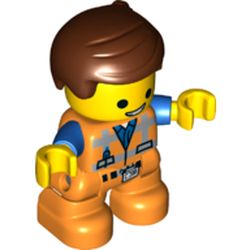 LEGO part 42437 CHILD FIGURE, NO. 31 in Bright Orange/ Orange