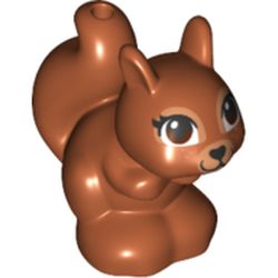 Animal, Squirrel with Brown Eyes, Black Nose with Heart