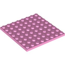 LEGO part 10041539 PLATE 8X8 in Light Purple/ Bright Pink