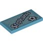 Tile 2 x 4 with 'Stephanie', Star print