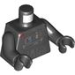 Torso Flight Suit, Control Panel, Buttons, Lights Print, Black Arms and Hands