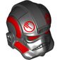 Helmet AT-AT / Tie Pilot, Red Inferno Squad Agent Print