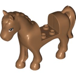 Animal, Horse with 2 x 2 Cutout Brown Eyes print