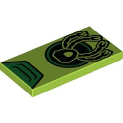Tile 2 x 4 with Doc Ock Logo, Vents prints