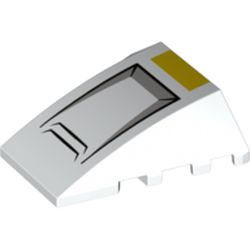Wedge Curved 4 x 4 No Top Studs