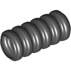 LEGO part 10072504 CORRUGATED PIPE 16MM in Black