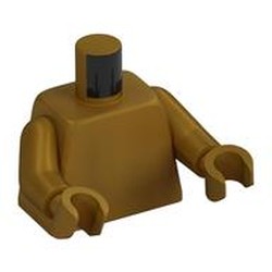 Torso, Pearl Gold Arms and Hands [Plain]