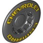 Hub Cap 24mm without Tube with Chevrolet print