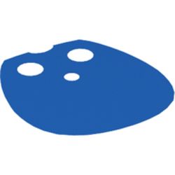 Neckwear Cape, Rounded, Two Holes [Spongy Stretchable Fabric]