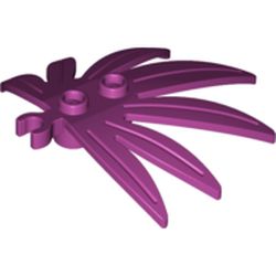Plant, Leaves 6 x 5 Swordleaf with Clip  (thick open O clip)