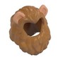 Hair Lion's Mane with Ears Nougat Print