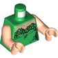 Torso Dress, Leaves Print (Poison Ivy), Light Nougat Arms and Hands