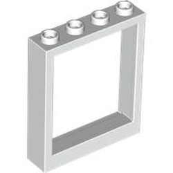 LEGO part  FRAME 1X4X4 in White