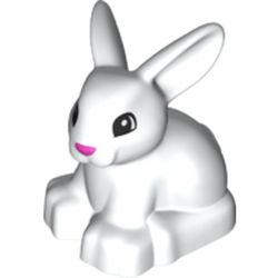 LEGO part 10049712 RABBIT, NO. 6 in White