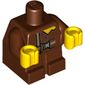 Baby / Toddler Body with Fixed Arms and Yellow Hands with Straps/Harness print (Sewer Baby)