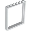 White Door Frame 1 x 6 x 6