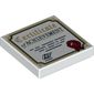 Tile 2 x 2 with 'Certificate of Achievement', Red Ribbon, Gold Border Print