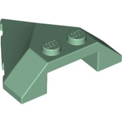 LEGO part 22391 ROOF TILE 4X4 45DEG in Sand Green