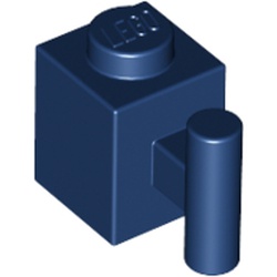 LEGO part BRICK 1X1 W. HANDLE in Earth Blue/ Dark Blue