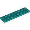 Dark Turquoise Plate 2 x 8