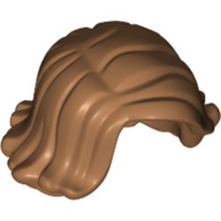 LEGO part MINI FIGURE, WIG, NO. 97 in Medium Nougat