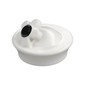 Headwear Accessory Hat with Small Pin, Pillbox Hat, Flower with Black Center