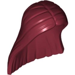 LEGO part 41612 MINI WIG, NO. 234 in Dark Red