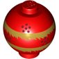 Brick Round 2 x 2 Sphere with Stud with Chinese Lampoon print