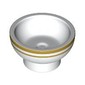 Equipment Dish / Bowl with 2 Gold Stripes Around Rim Print