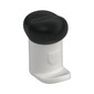 Headwear Accessory Hat with Small Pin, Tall Hat with Small Brim and Black Top