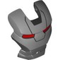 Headwear Accessory Visor Top Hinge with Red Eyes Print (Iron Man)