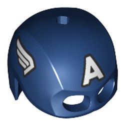 LEGO part  MINI HELMET, NO. 465 in Earth Blue/ Dark Blue