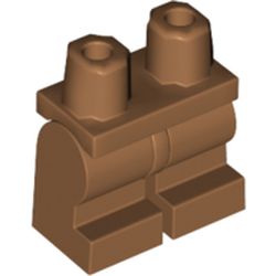 LEGO part 10037364 MINI LEG PART, NO. 2 in Medium Nougat