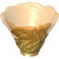 Cone Reverse, Spinner, with Marbled Trans-Orange Pattern