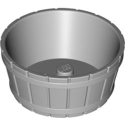 Barrel Half Large with Axle Hole