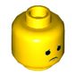 Minifig Head Emmet, Smile / Sad Print