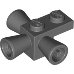 LEGO part 10003963 STEERING NOZZLE in Dark Stone Grey / Dark Bluish Gray