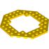 29159 PLATE OCTAGONAL 10X10 in Bright Yellow/ Yellow