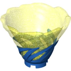 Cone Reverse, Spinner, with Marbled Glitter Trans-Neon Green Pattern