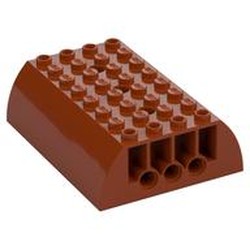 Slope Curved 8 x 6 x 2 Double