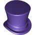 27149 MINI HAT, NO. 30 in Medium Lilac/ Dark Purple
