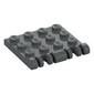 Hinge Plate 3 x 4 Locking Dual 2 Finger, 7 teeth