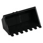 Construction Vehicle Bucket 3 x 6 with Hinge, Reinforced Center