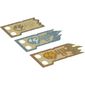 Banner, Orange Fire, Light Blue Ice, and Brown Earth Print [Complete Sheet]