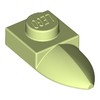 Yellowish Green Plate Special 1 x 1 with Tooth
