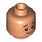 Minifig Head Hudson Harper, Freckles, Crooked Smile