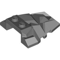 Wedge 4 x 4 Fractured Polygon Top with Light Bluish Gray Facets Print