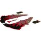 Banners, Snake Hood, Tongue with Flames Print (Fire Fang)